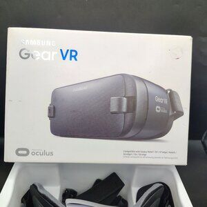 Samsung Gear VR Oculus Powered Galaxy Phone Virtual Reality User Manual Open Box